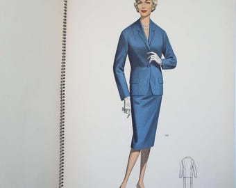 Vintage 1962 Fashion Book With Chromolithographic Plates Astra Ladies Tailoring Journal
