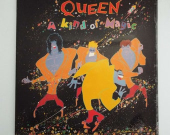 Vintage Queen A Kind Of Magic Vinyl Record LP Pop Rock UK Pressing