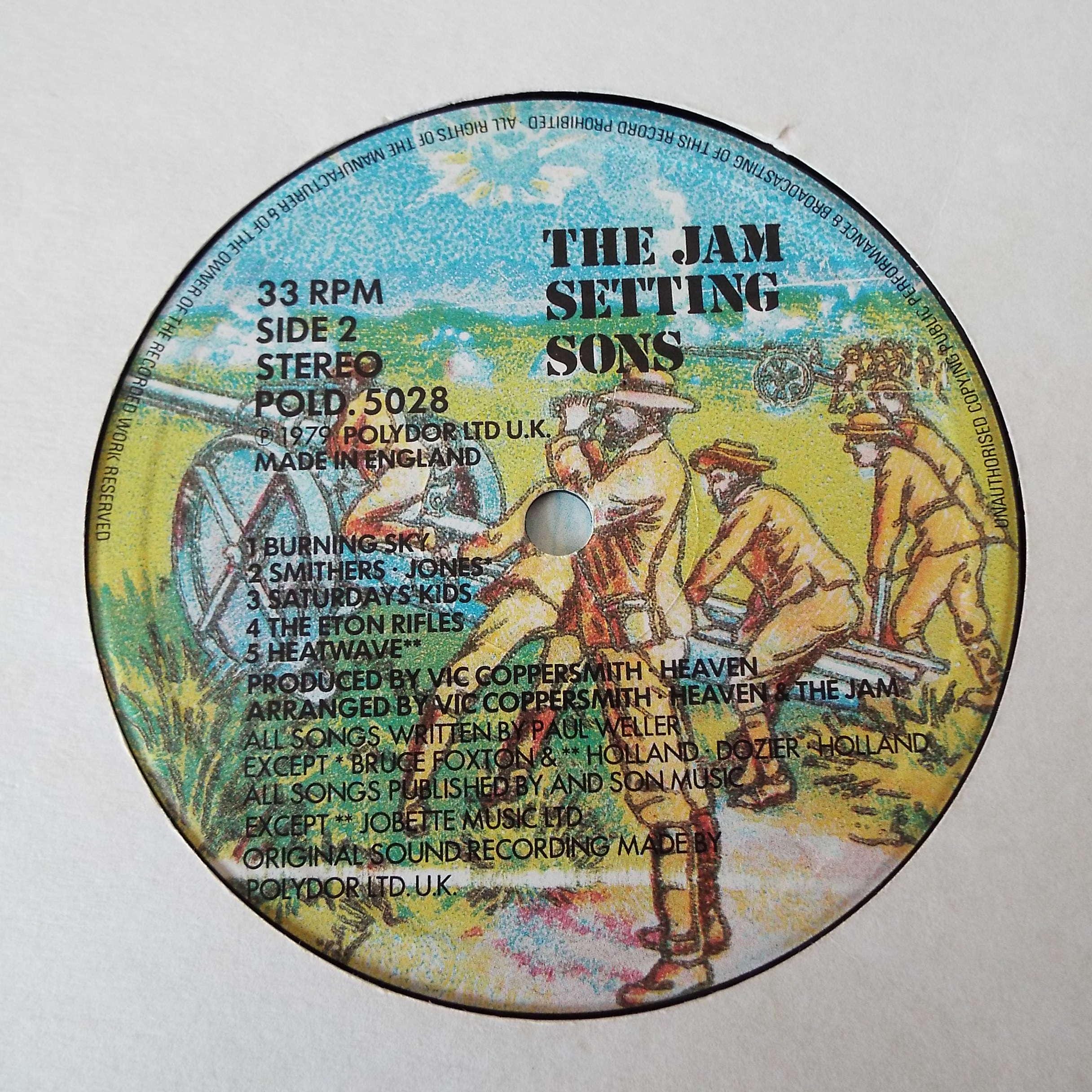 The Jam ジャム 1979年 貴重 Setting Sonsプロモポスター SETTING SONS⁄JAM⁄ジャム｜ROCK ⁄ POPS ⁄ INDIE｜ディスク The Jam