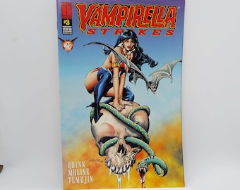 Vintage Vampirella Strikes #3 February 1996 Comic Book Magazine Harris Comics Midwood Graphic Novel 1990's Comics