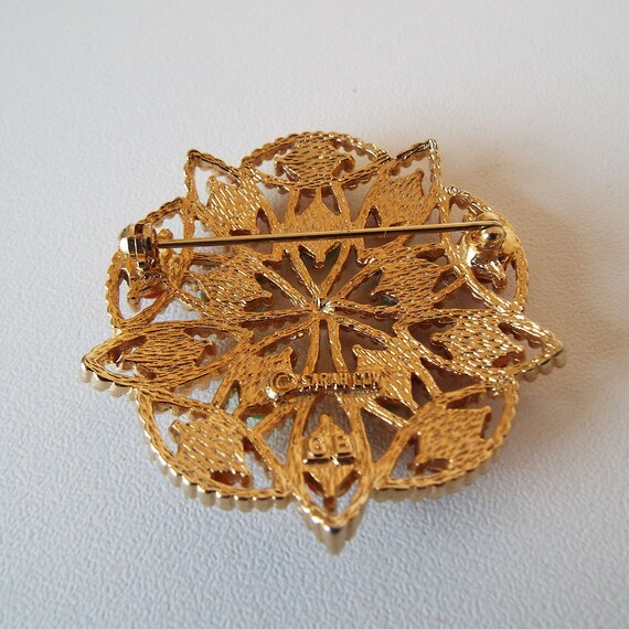 Vintage 1960's Sarah Coventry Brooch Pin Acapulco… - image 2