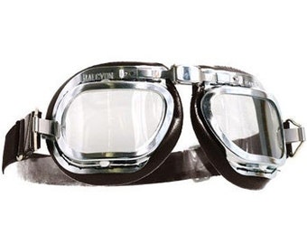 Mark 46 Motorcycle Goggles - Brown