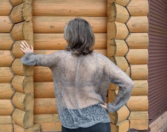 Maglione di ragnatela