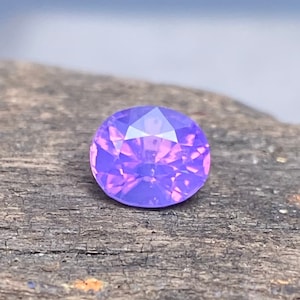 Sold | Opalescent Pink Sapphire Natural Oval cut Faceted loose gemstone 1.25 cts earth mined gemstone for ring jewelry pendant setting