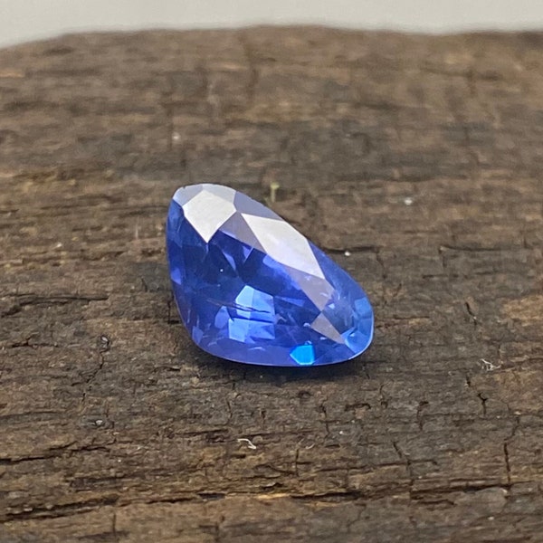 Blue Sapphire 0.45 cts Natural Butterfly cut Ceylon loose gemstone very special gift for your loved ones and custom jewelry ring