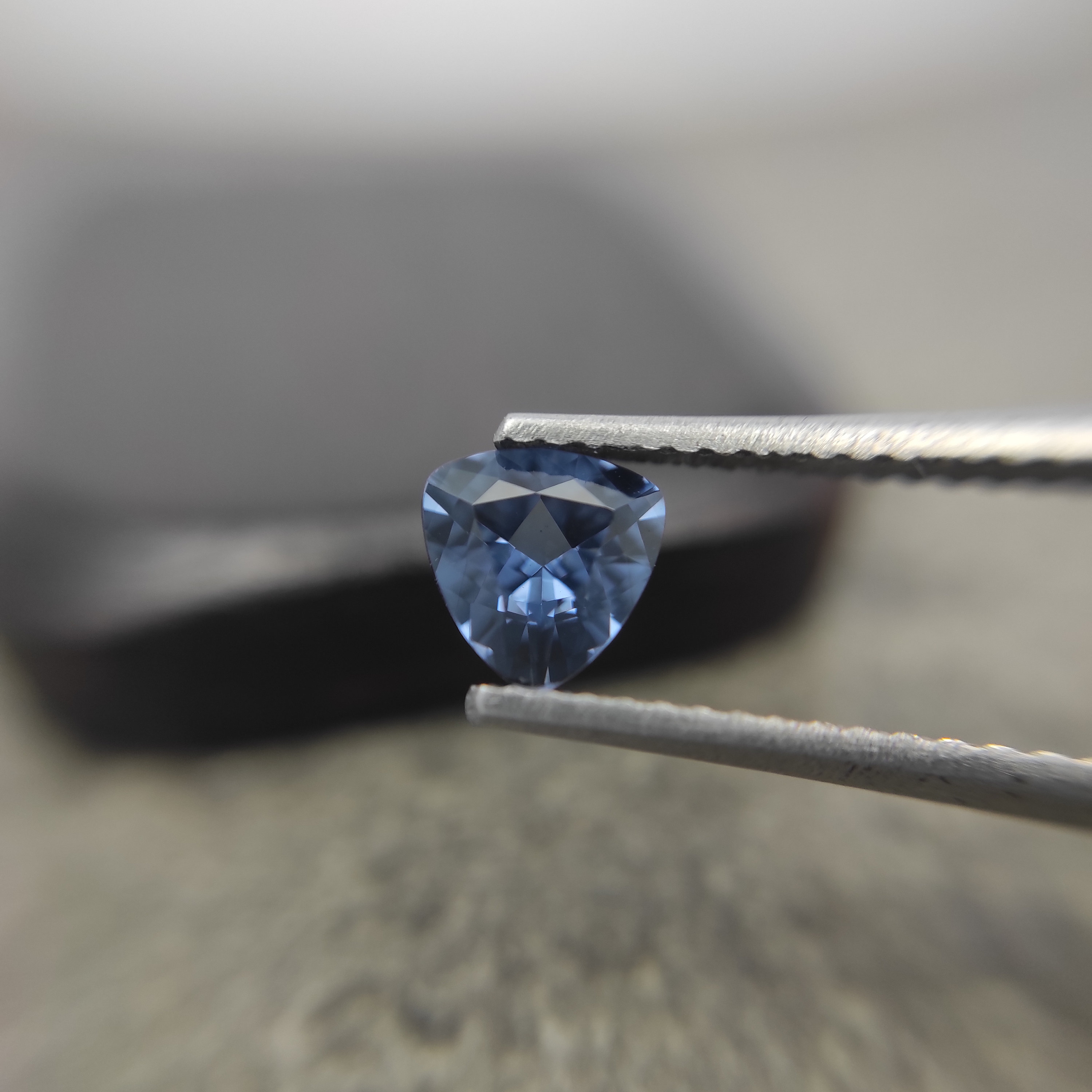 0.57ct Teal Blue Spinel 100% Natural Trillion Shape Portuguese | Etsy
