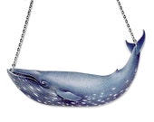 Statement acrylic necklace "Ceci n'est pas un poisson"