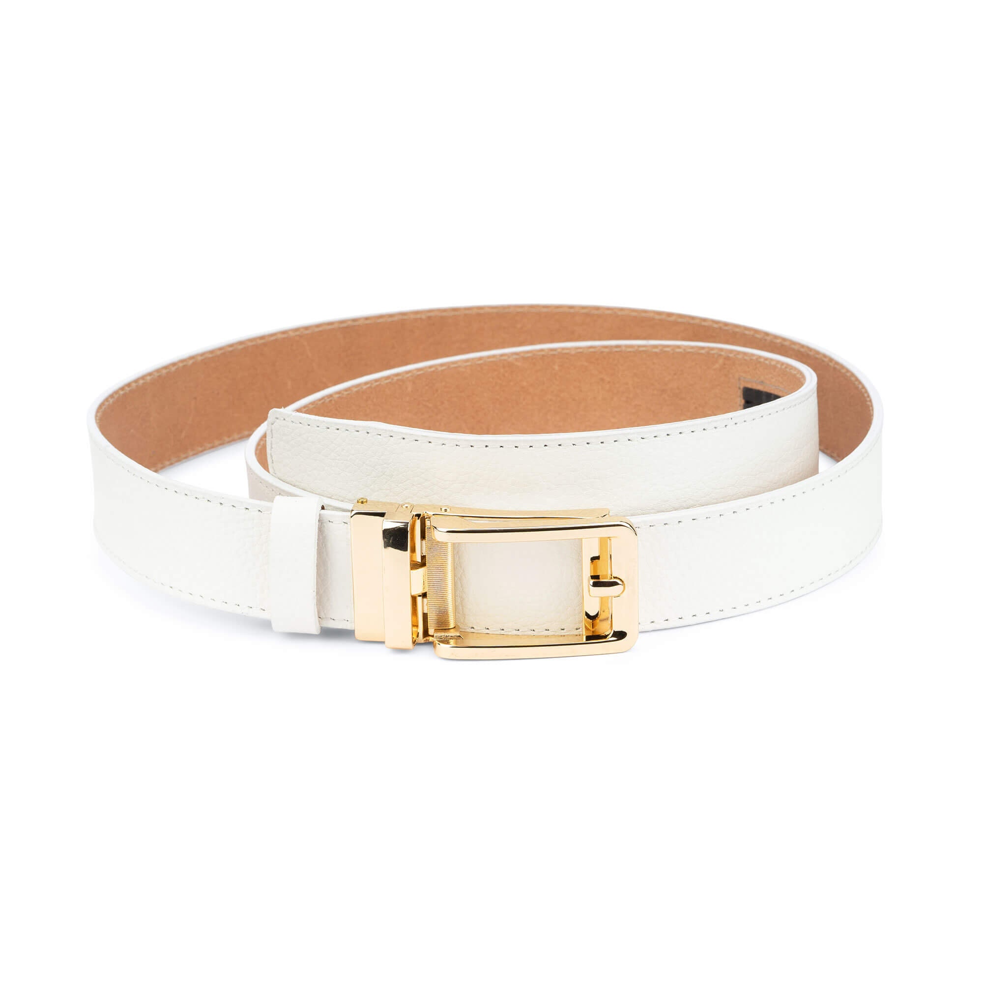 Gold Buckle Comfort Click Belt Mens 