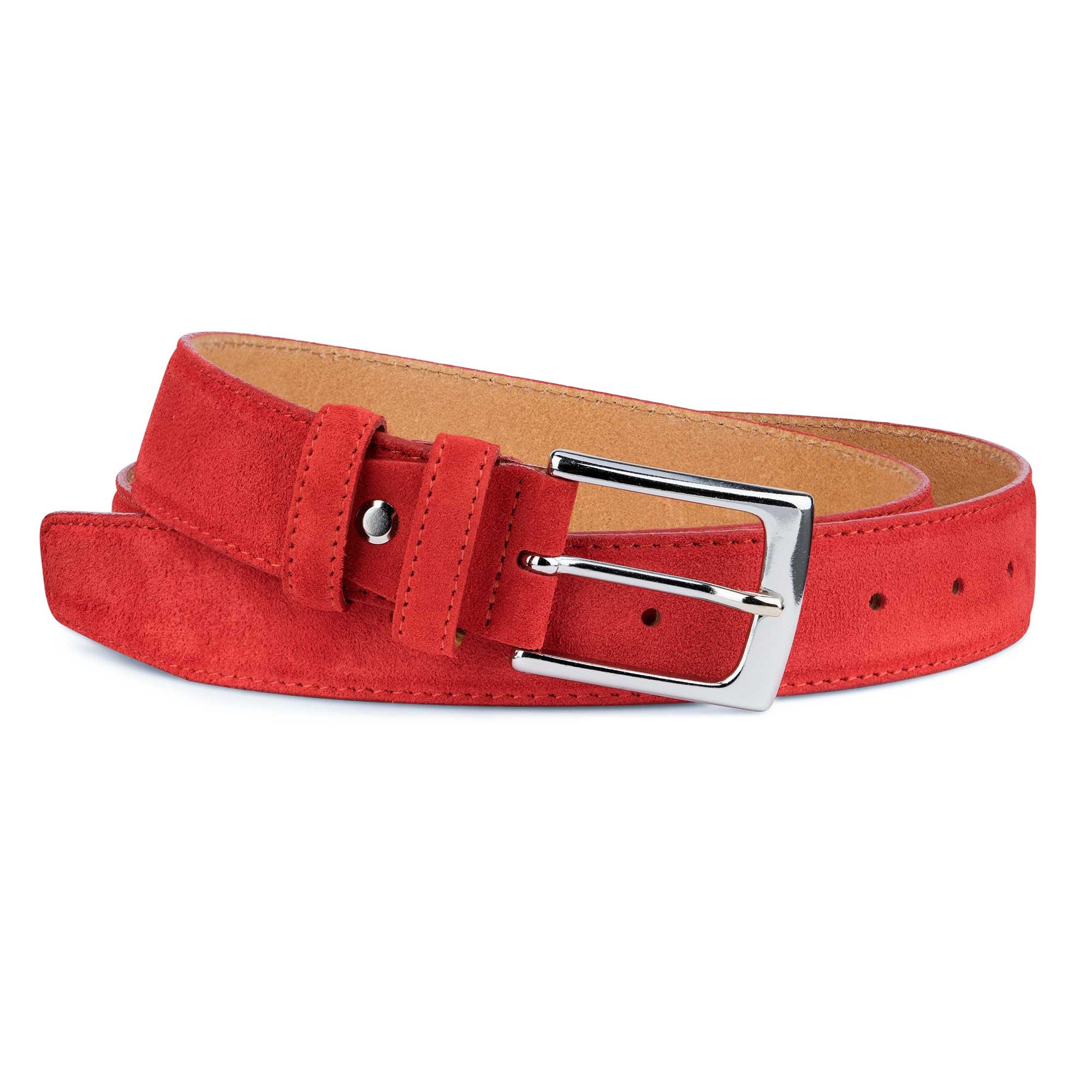 red suede belt