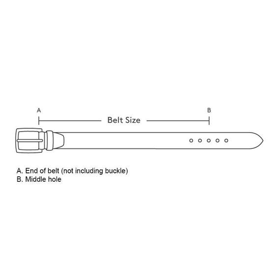 belt size for womens size 8