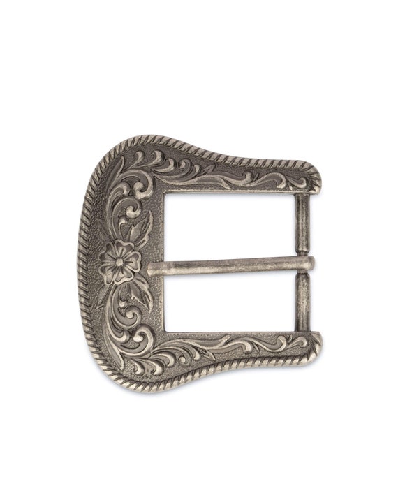 Vintage  Nickel Silver Belt Buckle-Western Wear-Cowboy Accessoires Riemen & bretels Riemgespen 