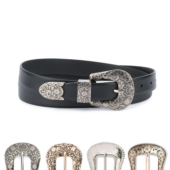 Women Chain Belt Fashion Female Lady Silver Gold Long Pin Buckle