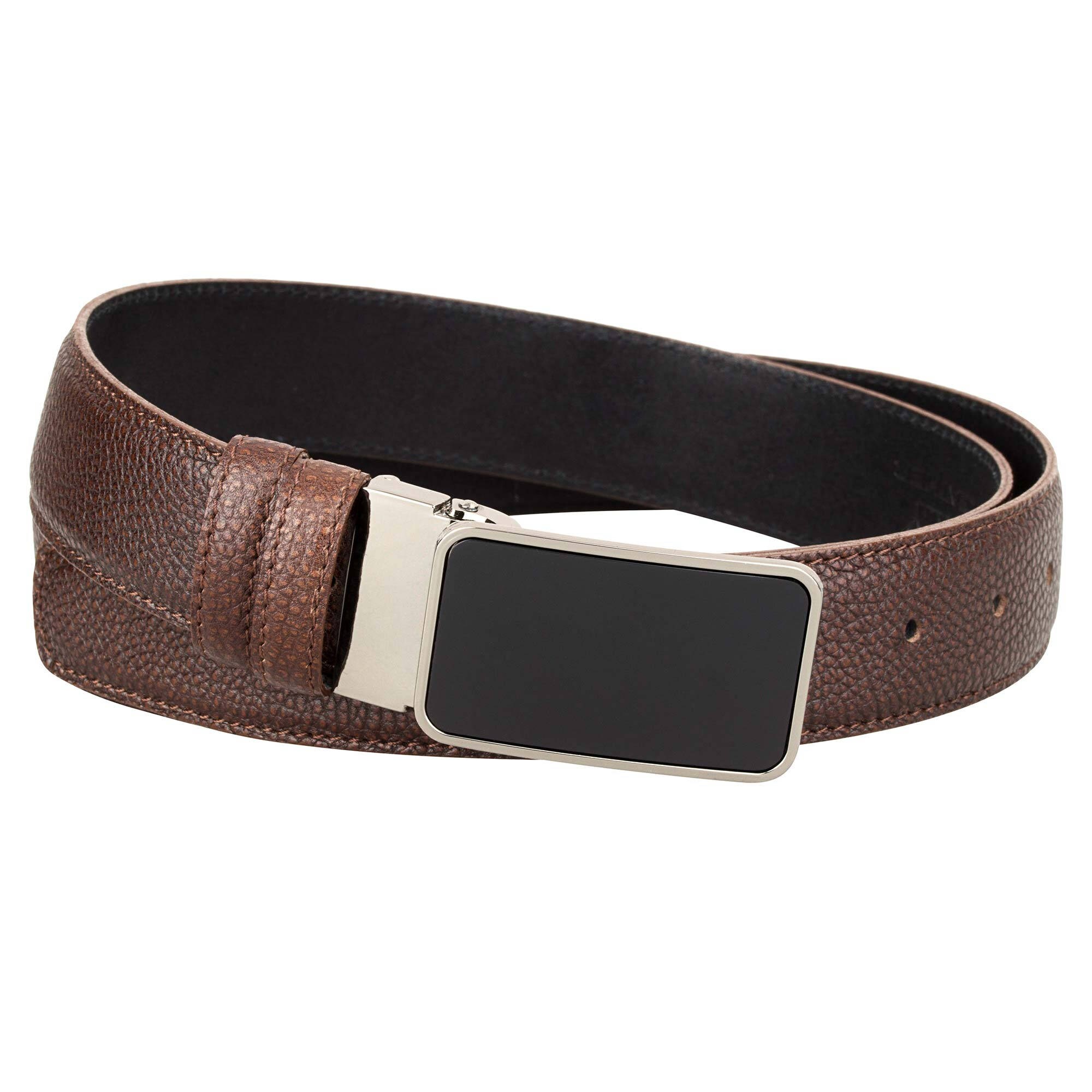 Mens Leather Belt Cognac Belts Brown 