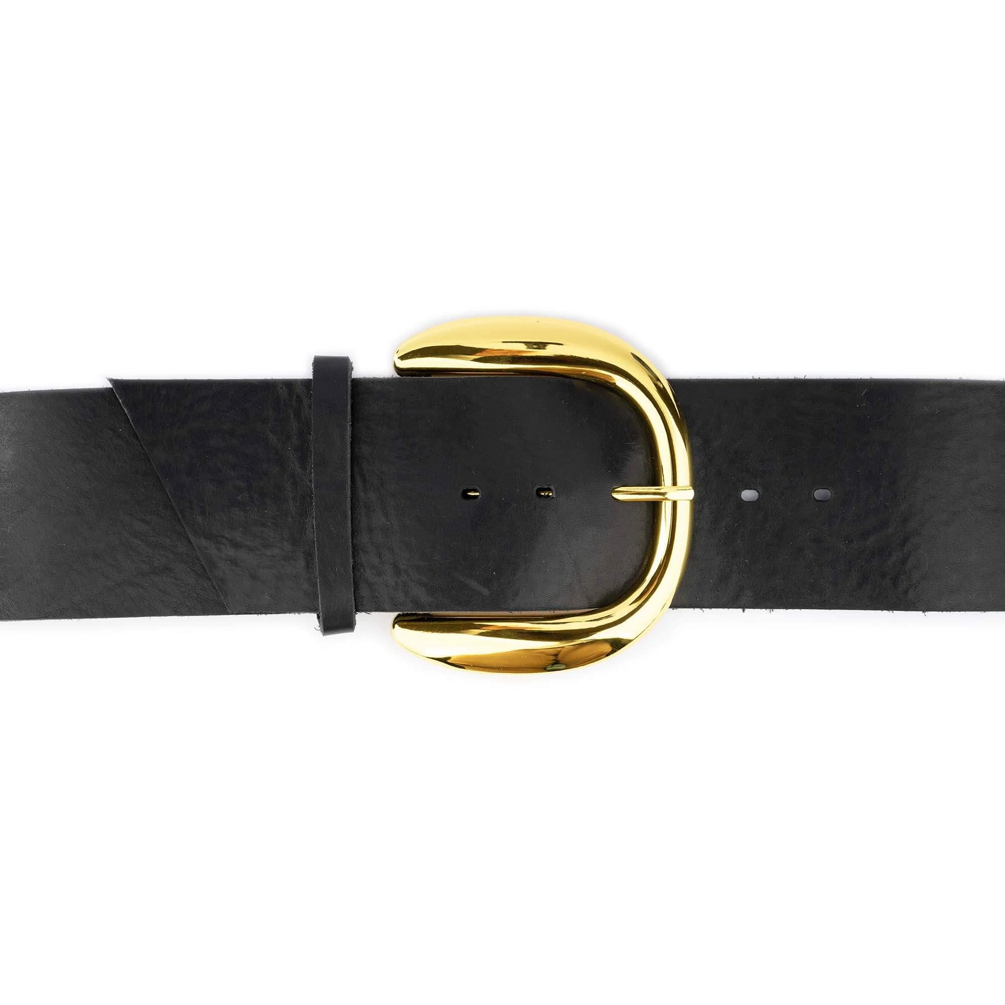 【ARGUE】LONG LONG LETHER BELT/BLACKxGOLD ARGUE】LONG LONG LETHER BELT/BLACKxGOLD