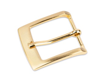 Boucle de ceinture dorée pour hommes - Boucle de remplacement de 35 mm pour ceinture - Boucle de ceinture classique 1 3/8 pouces - Boucle de ceinture or pour homme