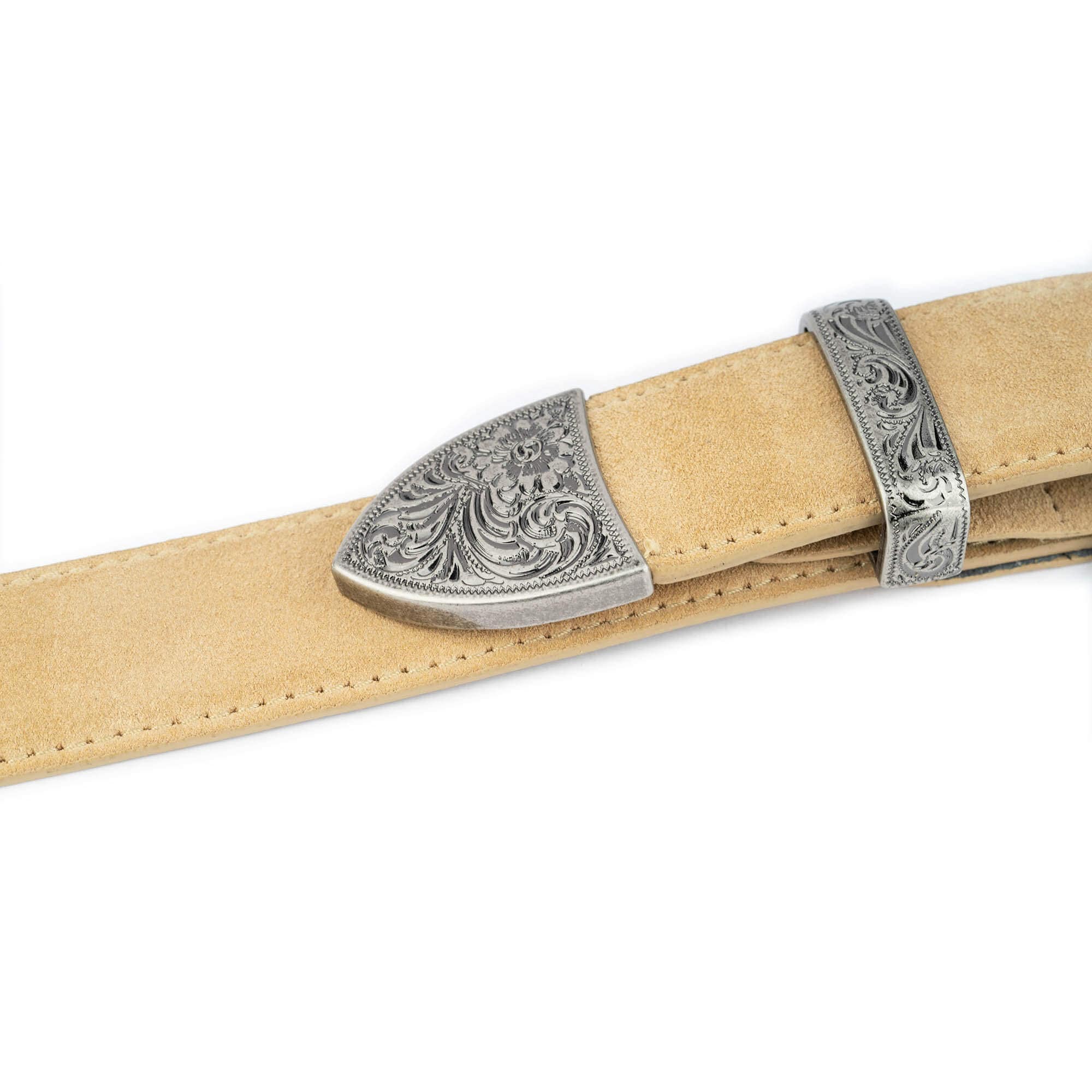【SATIIIZ】Kansop Suede Western Belt Canthop Suede Western Belt - satiiiz