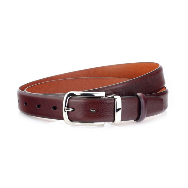 oxblood belt mens
