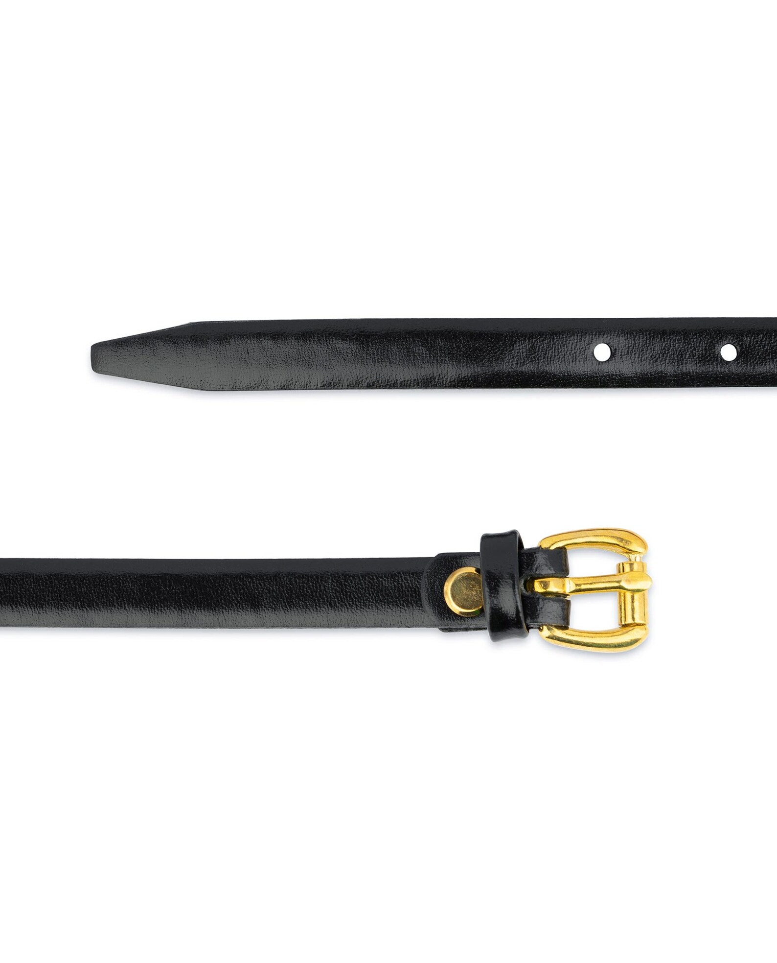 Gold Buckle Black Belt Black Belt Gold Buckle Women's Etsy