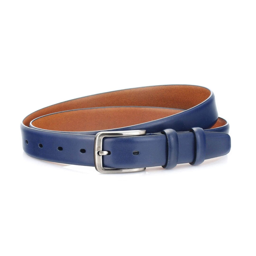 royal blue designer belt mens
