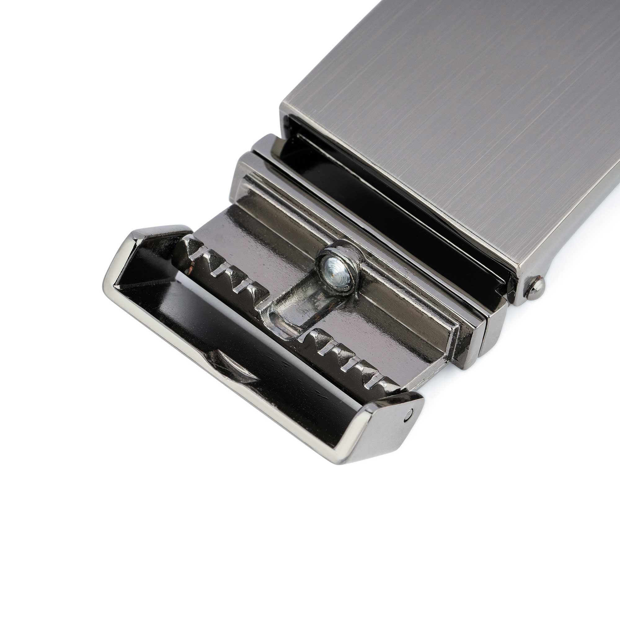 Hebilla Cinturón Reversible F Fityle | Rectangular Para Cinturón De 3.3-3.4 Cm | Aleación Zinc, Punta Simple