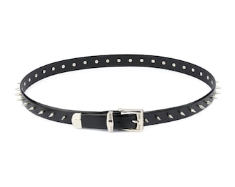 Emo snake skin studs belt
