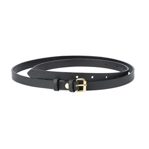 Girls Leather Belt With Gold Buckle - Black Belt Gold Buckle - Roller Buckle Belt - Belt For Children - Leather Belt For Kids