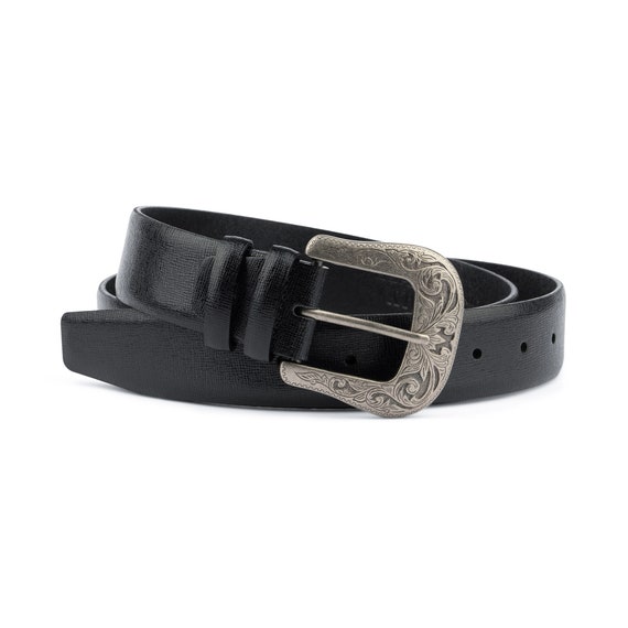 Mens leather jean clearance belts