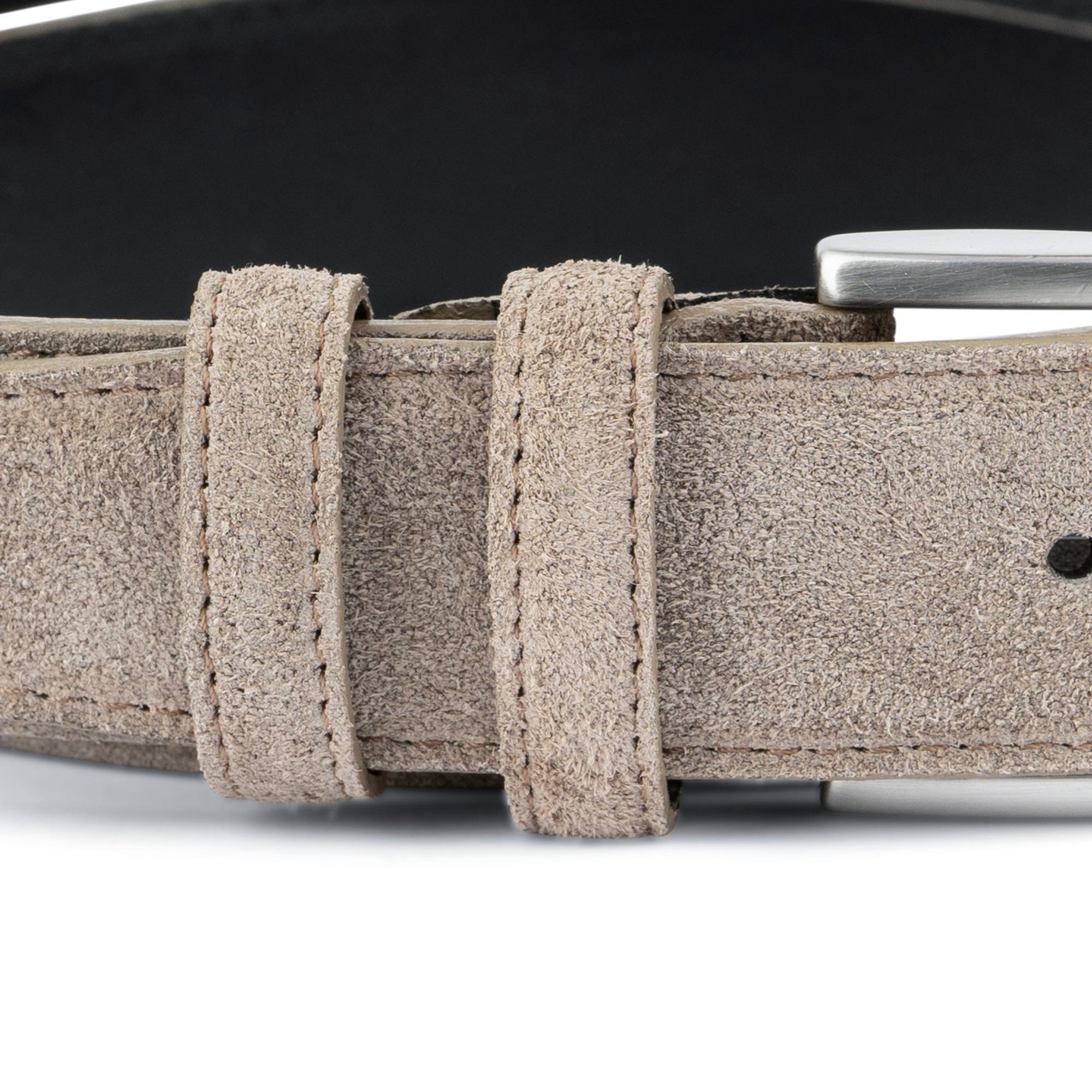 Taupe Belt Mens Belts Womens Suede Belt Taupe Leather Belt Etsy Israel