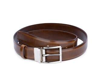 Mens Brown Belt - Brown Leather Belt - Belt Brown Leather - Mens Formal Belt - Real Leather Belt