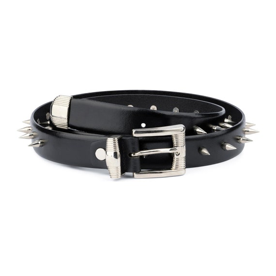 Studded Belt - Spiked Belt - Studded Leather Belt - Spike