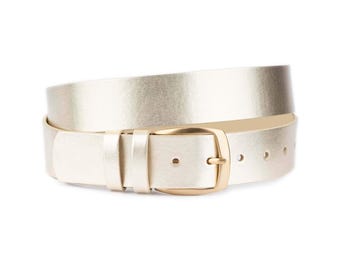 Christian Dior Vintage Skinny Leather Belt With Gold Tone  display picture 3