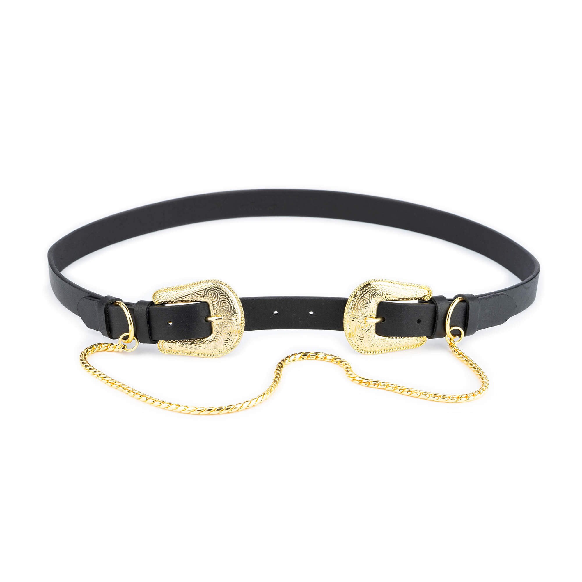 Spick & Span チェーンリボンベルト　ゴールド Spick & Span チェーンリボンベルト（ベルト）｜Spick and Span
