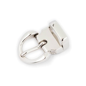 Women’s Belt Buckle For Leather Belts Silver Clamp 2.0 Cm Replacement Buckle For Belt Rounded Silver Belt Buckle