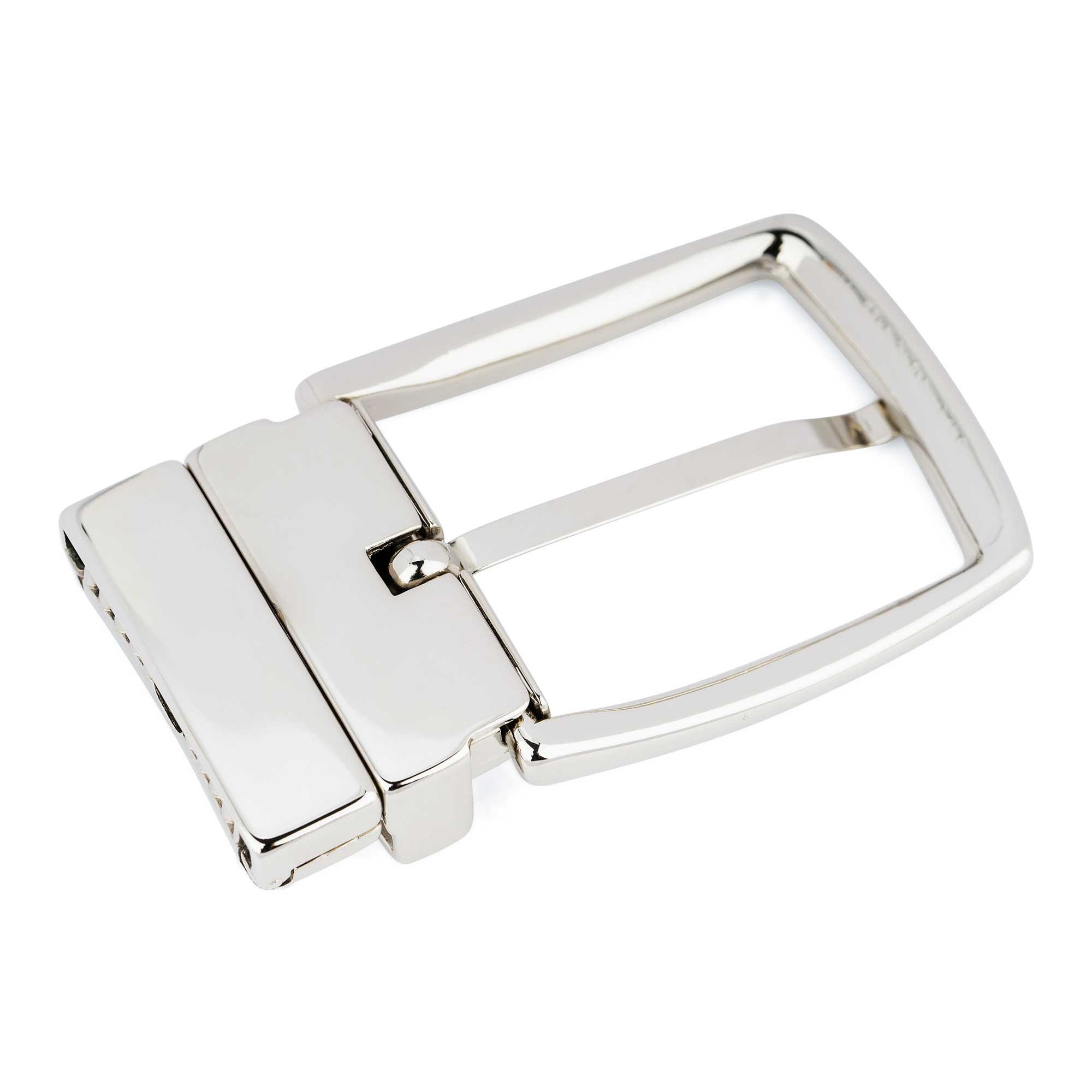 Renoma made in Italy metal belt buckle 35mm Italian Brass Antique Gold Roller Buckle by Trafalgar  main image 3