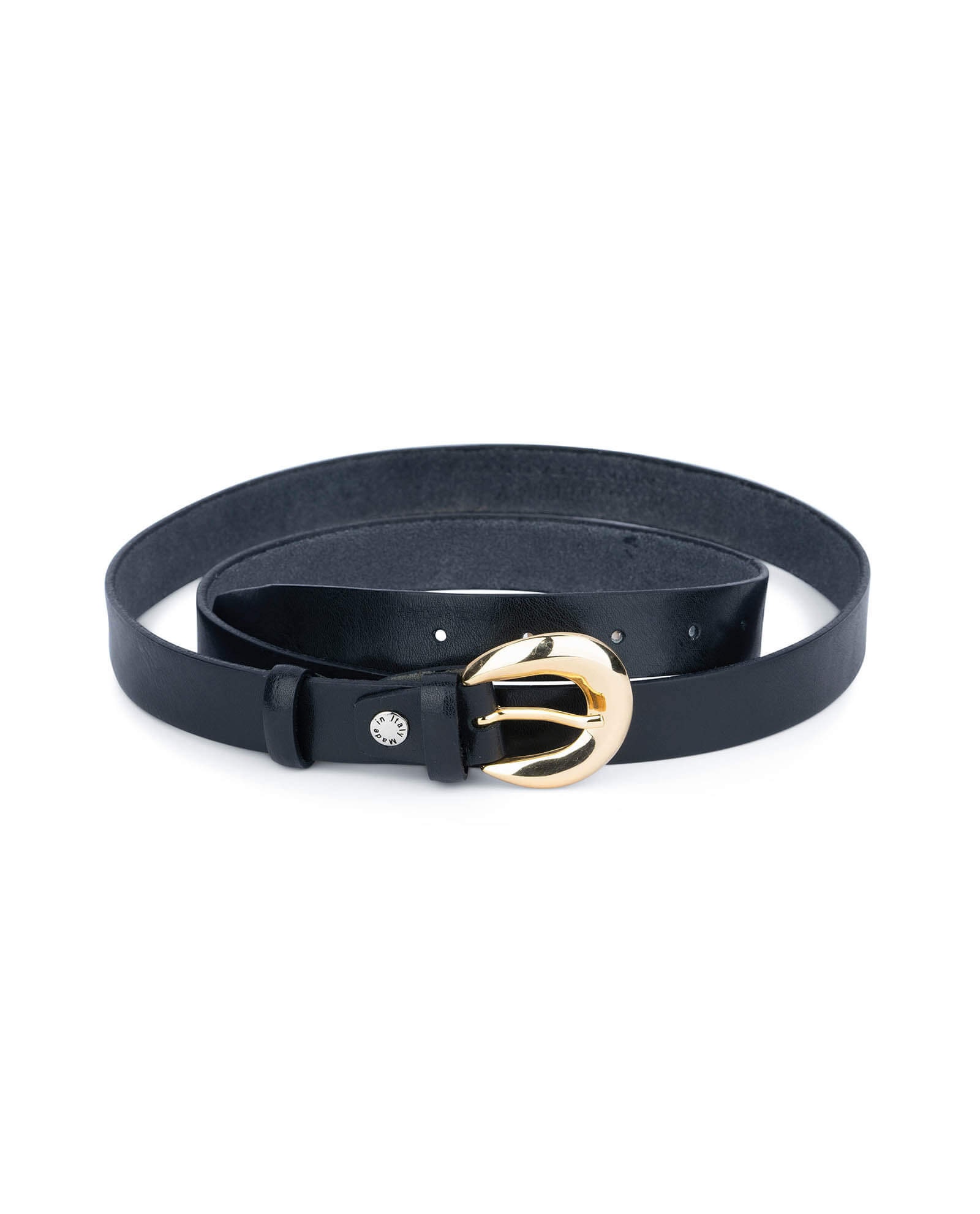 Womens Belts Womens Black Belt Gold Buckle Golden Buckle Belt