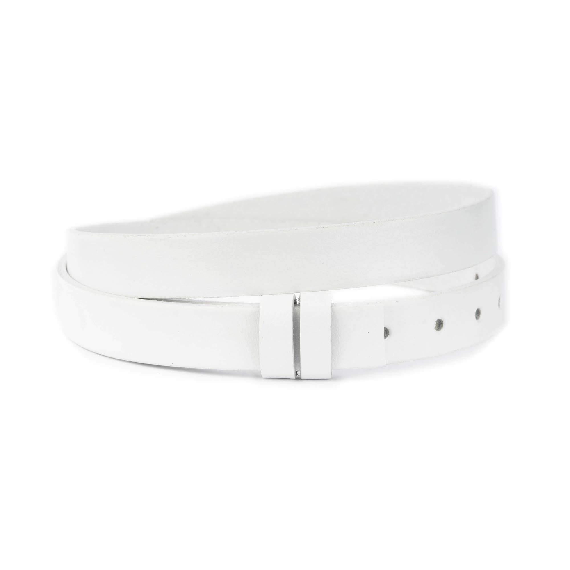 white calvin klein belt