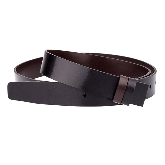 black leather belt strap