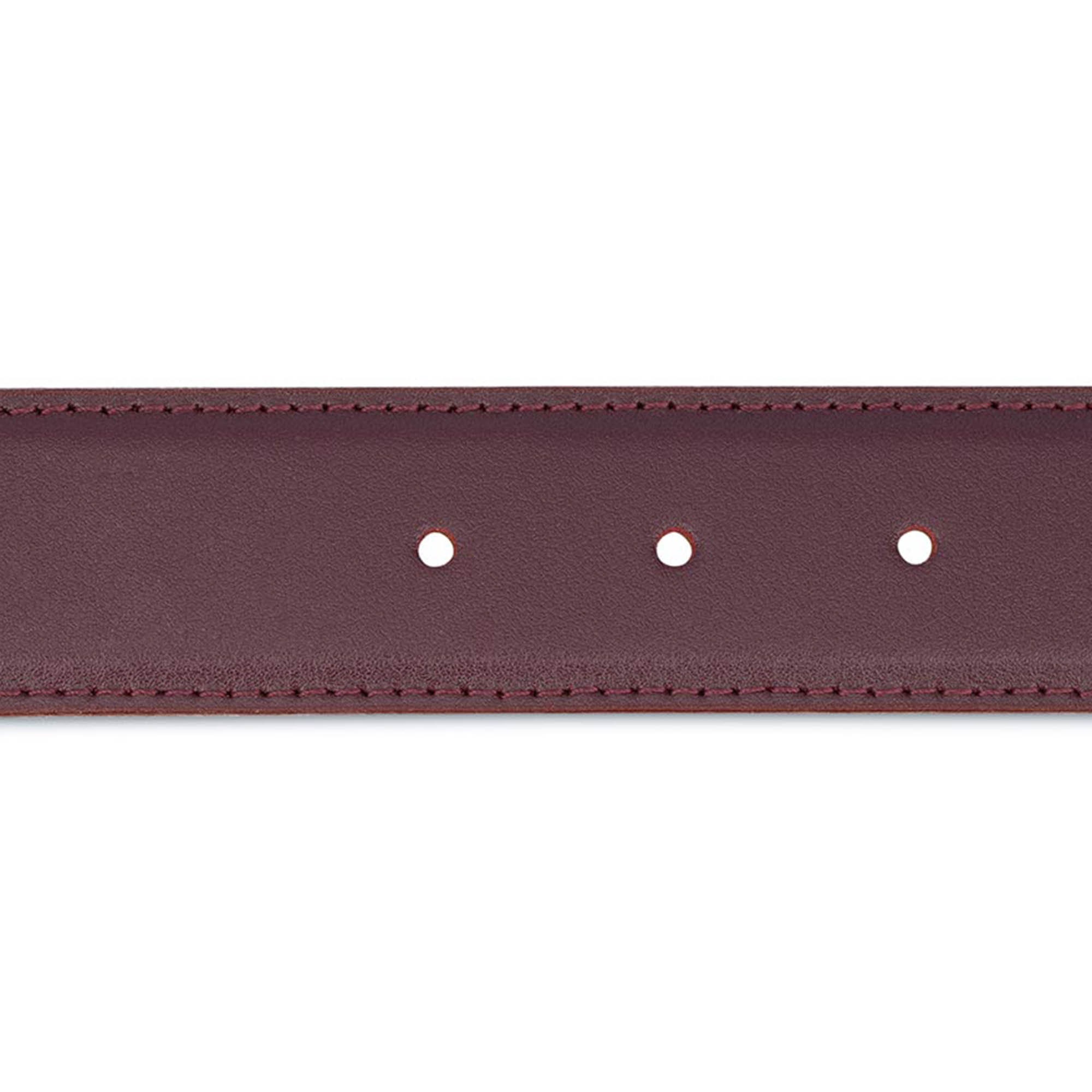Vintage Burgundy Leather Western Belt w/ Rhinestone Buckle – Women’s M Buy Western Women main image 2