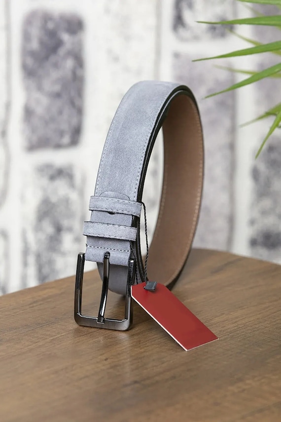 chinese dress ladies Smooth Grey, 40mm Strap, Dress Belt main image 1