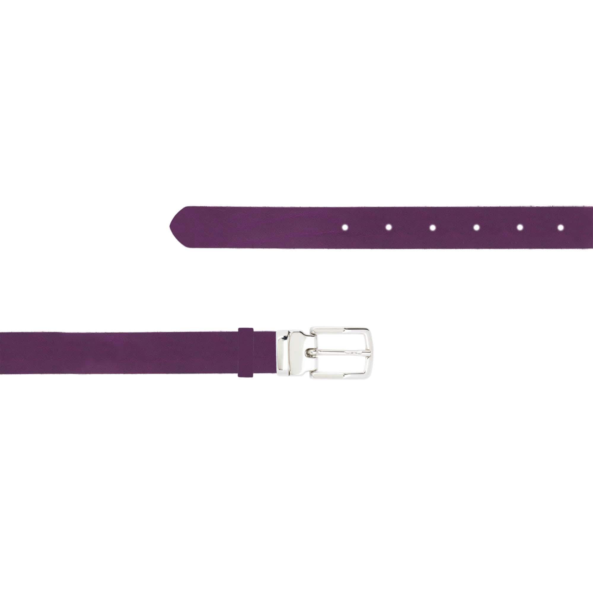 Fashion Belts for Ladies Violet Genuine Leather Womens  display picture 2