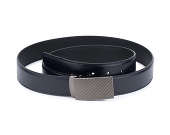 Genuine Vintage MAURI Alligator and Ostrich Navy Blue Grey Belt 30 Mauri mens ostrich - Gem main image 3