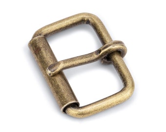 Roller Buckle - Antique Gold Buckle - Roller Belt Buckle - Bronze Belt Buckle - 31 Mm Buckle - Buckle For Leather Belt