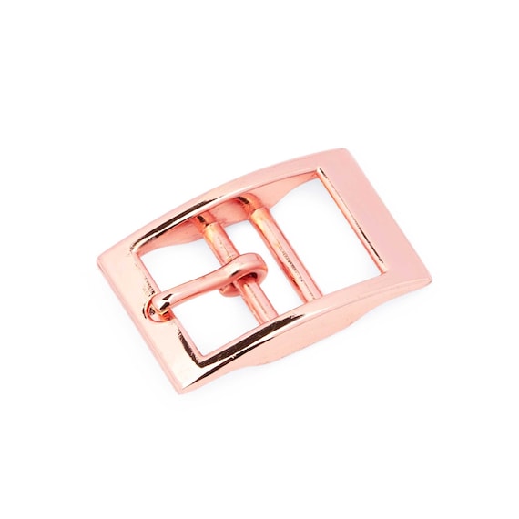 Rose Gold Belt Buckle Small Belt Buckle Rectangle Belt Etsy