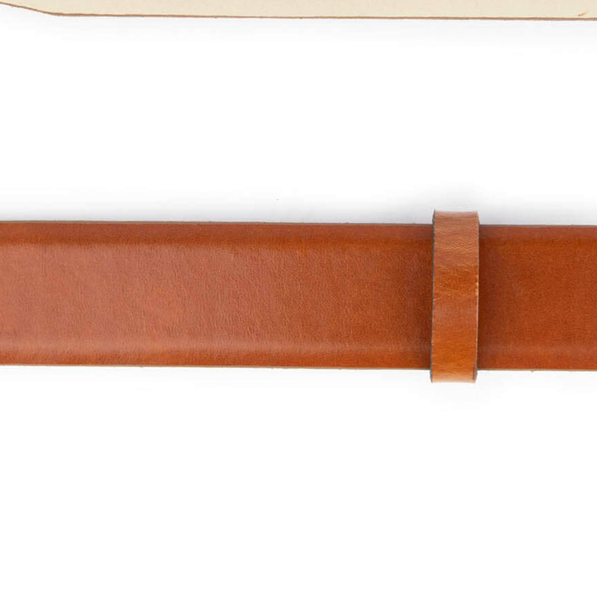 Ceinture Western Femme Cuir Marron - Cloutée Strass - Taille M - Fabriquée En Chine