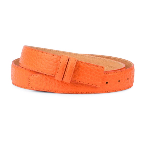  QWZYP Cinturones para hombre, correa de cuero de color rojo,  cinturones automáticos con hebilla para (color A, tamaño: 43.3 in) : Ropa,  Zapatos y Joyería