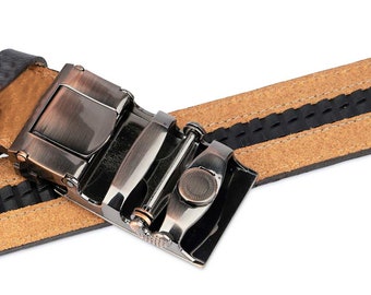 Beltox Men’s Ratchet Dress Belt – Leather Buckle Belt With Gift Box