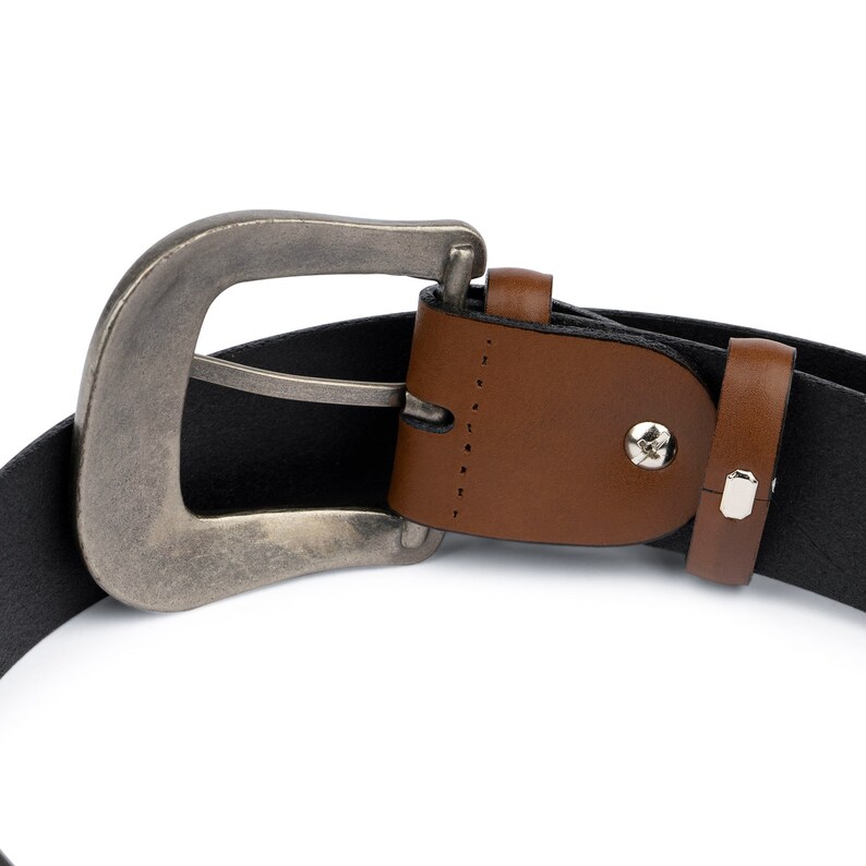 Western belt Mens belts Brown leather belt Mens western belt Brown belt Cowboy belt Men/'s leather belt Vintage buckle belt