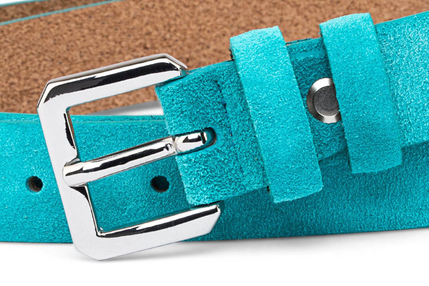 Turquoise belts for women Italian suede belt Skinny belt Thin Etsy