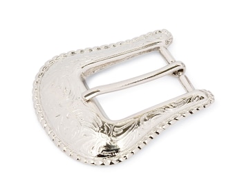 Western Belt Buckle Silver - Nickel Silver Belt Buckle - Cowgirl Belts Buckle - Western Buckle - Ladies Western Belt Buckle