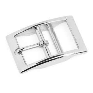 Gürtelschnalle 40mm Mittelstange Silber - Ersatz Gürtelschnalle - 1-1-2 Zoll Gürtelschnalle Silber - Hundehalsbandschnalle - Taschenschnalle Hardware DIY